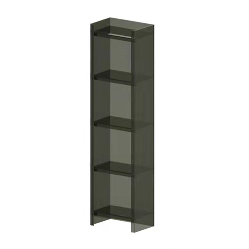 Vertical Scandinavian Standard Bookshelf with Acrylic Frame and Shelf