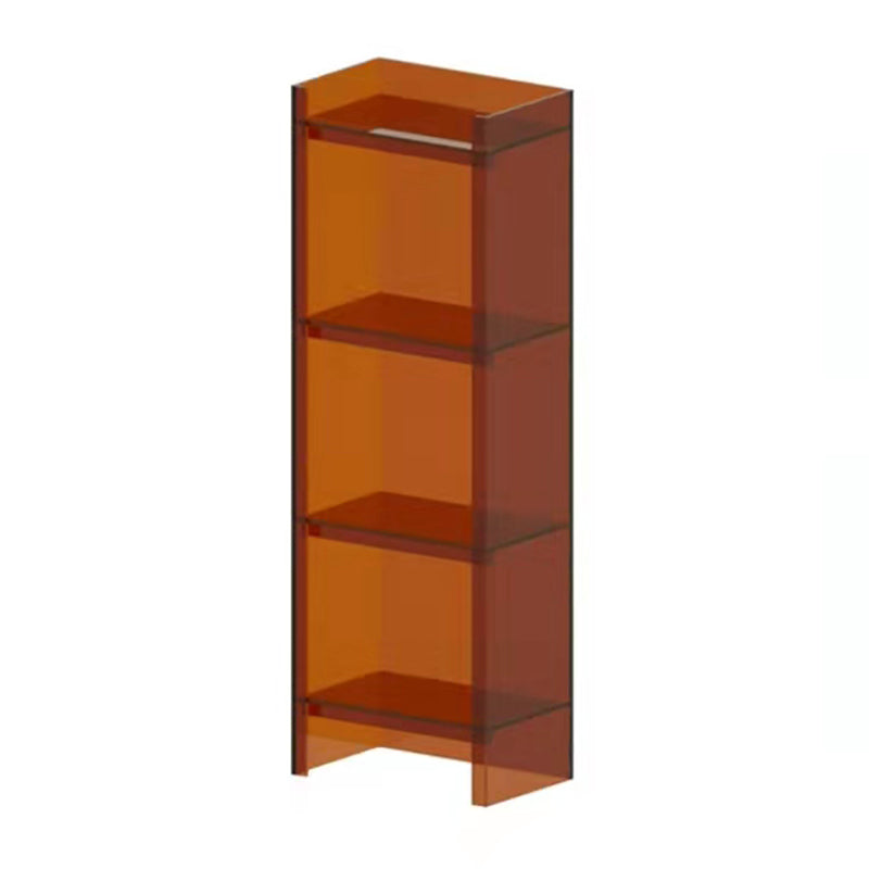 Vertical Scandinavian Standard Bookshelf with Acrylic Frame and Shelf