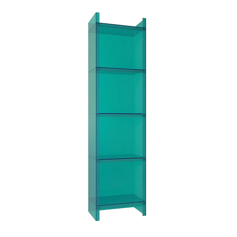 Vertical Scandinavian Standard Bookshelf with Acrylic Frame and Shelf