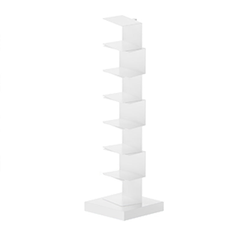Metal Geometric Bookcase Modern Style Closed Back Book Shelf for Home Office