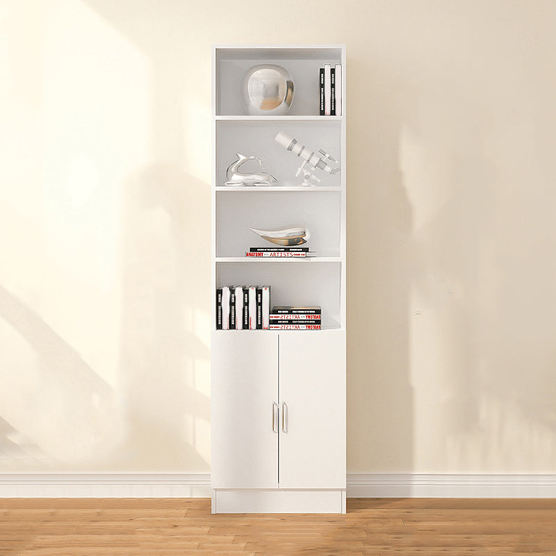 Contemporary Style Bookcase Closed Back Bookshelf for Home Office Study Room