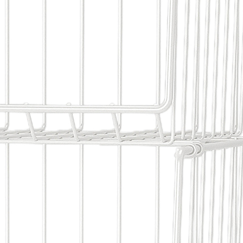 Modern Style Geometric Bookcase Metal Closed Back Book Shelf