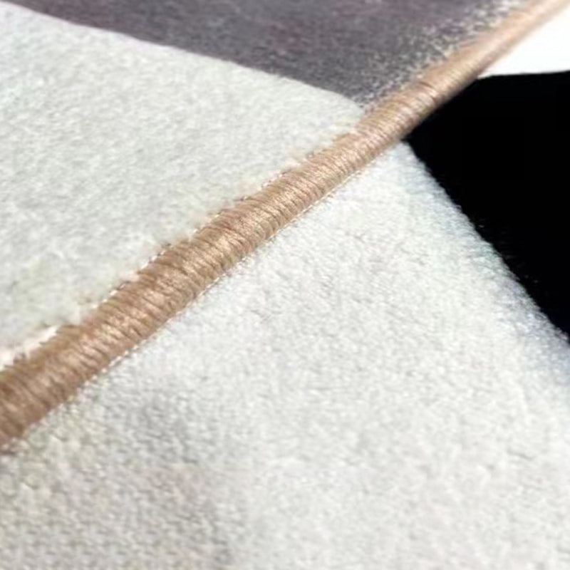 Bunter Gitterteppich aus Polyester mit rutschfester Rückseite, waschbarer Teppich für Heimdekoration