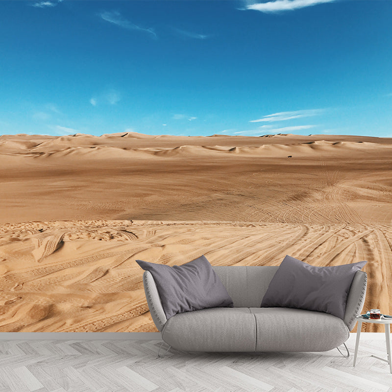 Desert Landscape Photography Stain Resistant Mural Wallpaper Indoor Wall Mural
