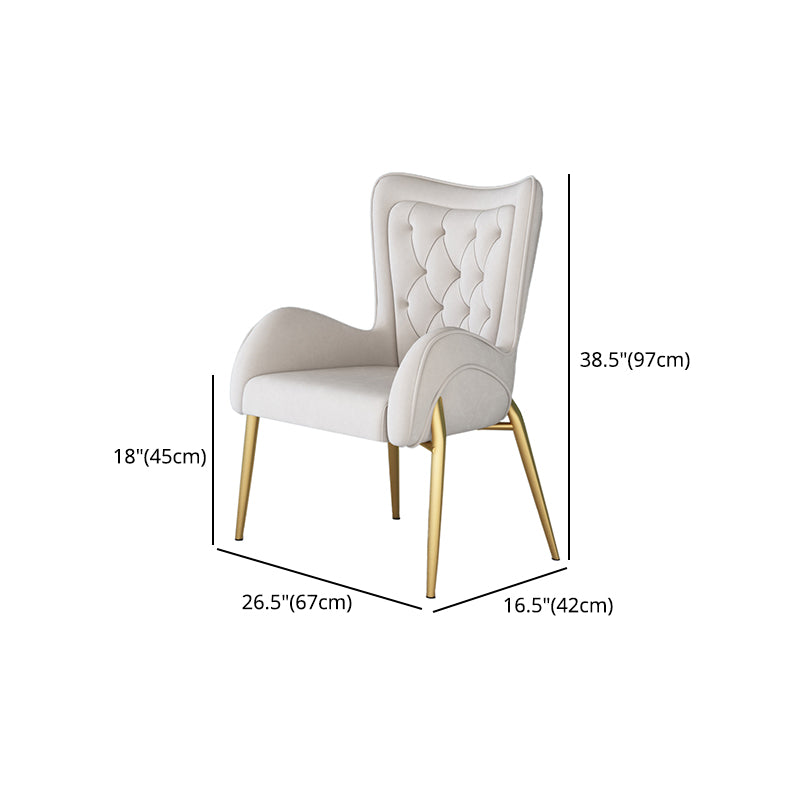 Glam 1/2/5 Pieces Dining Set Round Stone Dining Table for Dining Room