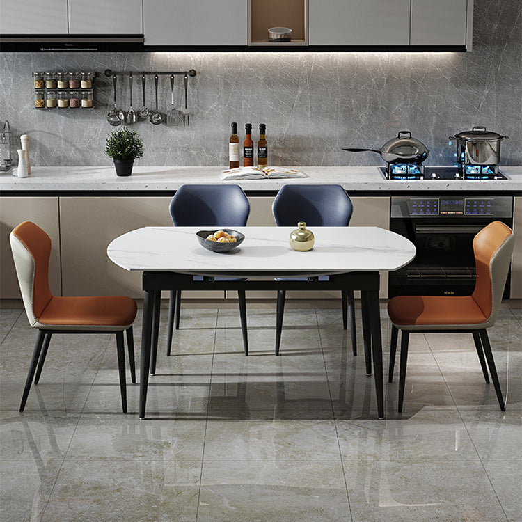 Modern 1/4/5/6/7 Pieces Dining Room Set Sintered Stone Dining Table