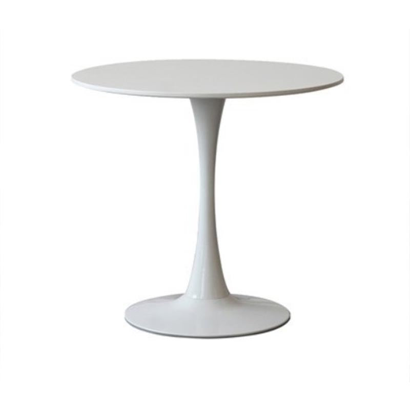 Modern Round Top Dinette Table Metal Base Dining Table for Restaurant