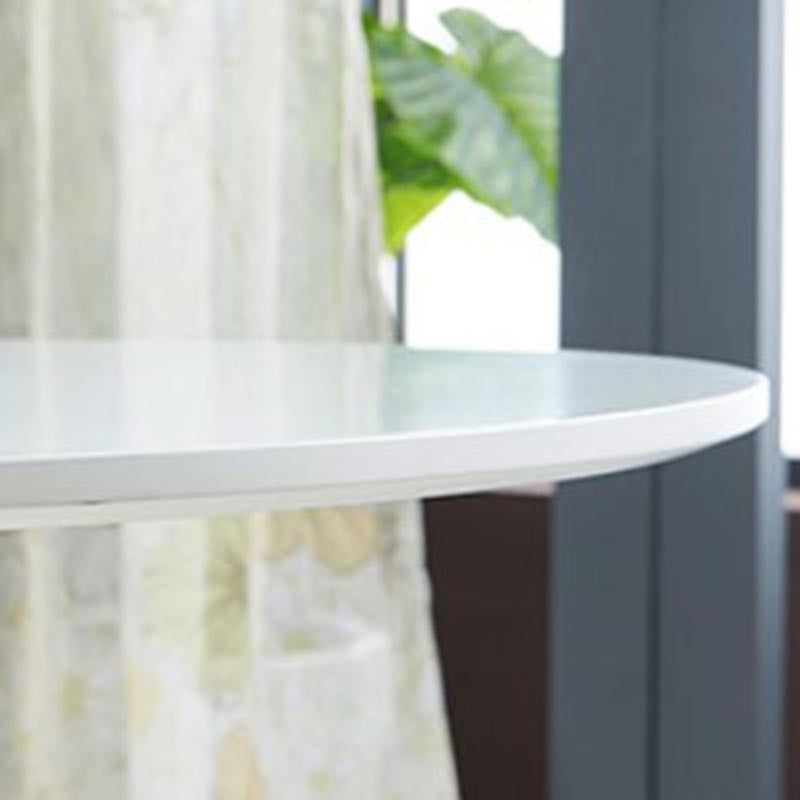 Modern Round Top Dinette Table Metal Base Dining Table for Restaurant