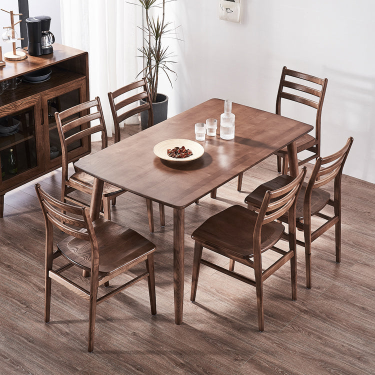 Solid Wood Dining Room Table Contemporary Style 4-foot Dining Site Table