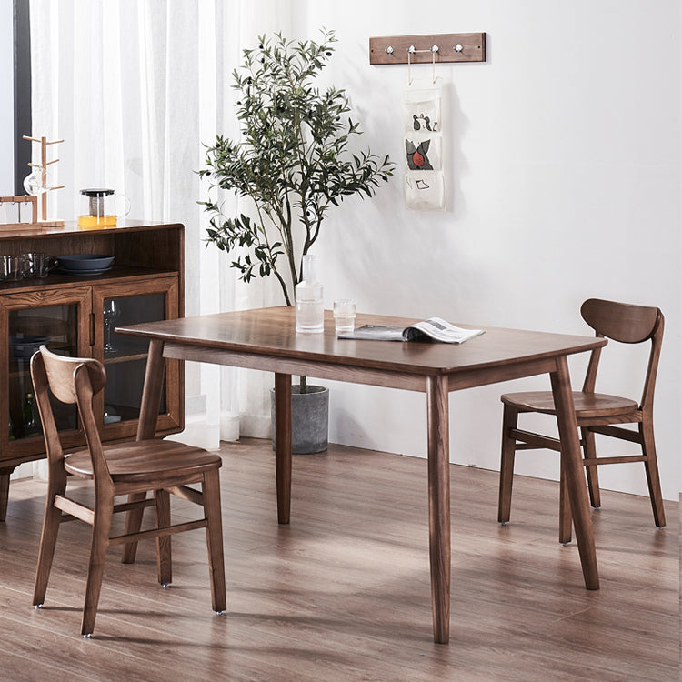Solid Wood Dining Room Table Contemporary Style 4-foot Dining Site Table