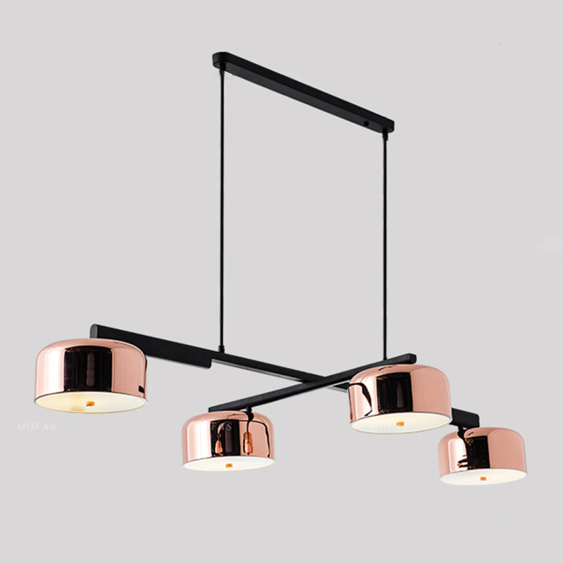 Modern Style Dome Shape Island Lights Metal 4 Light Island Lighting Ideas