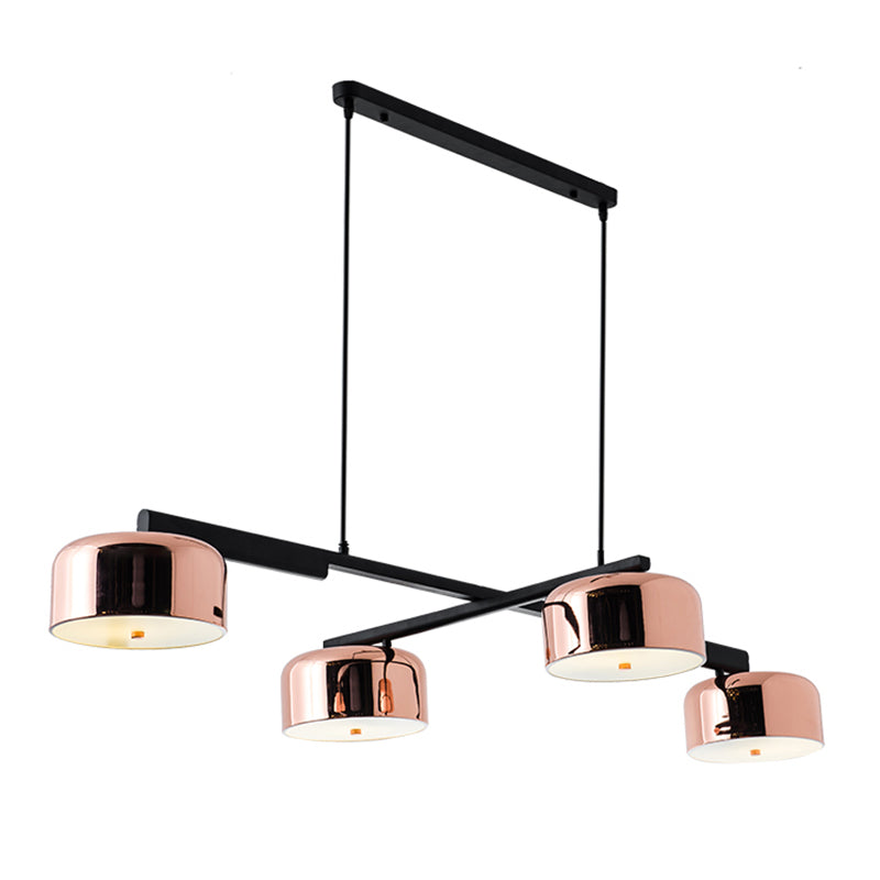 Modern Style Dome Shape Island Lights Metal 4 Light Island Lighting Ideas