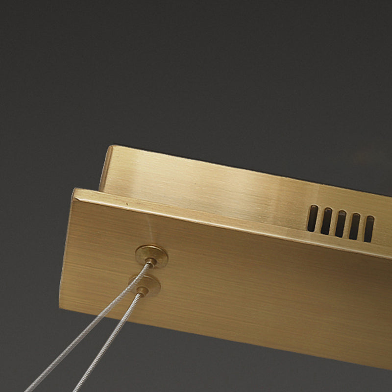 Modern Style Oval Island Lighting Fixture Metal 1- Light Island Pendant Light