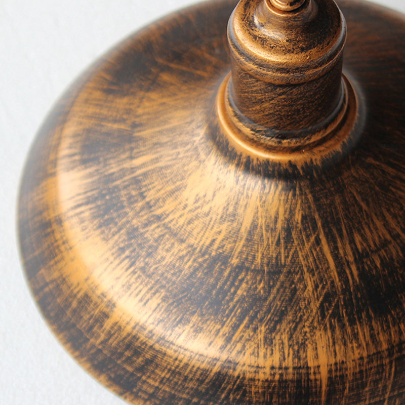 Accesorios de iluminación de cuello de cabello de metal estilo industrial 1 lámparas de pared de luz