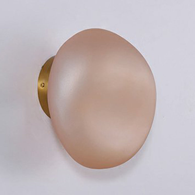 Luz de pared de vidrio creativo Luz de pared LED moderna para dormitorio