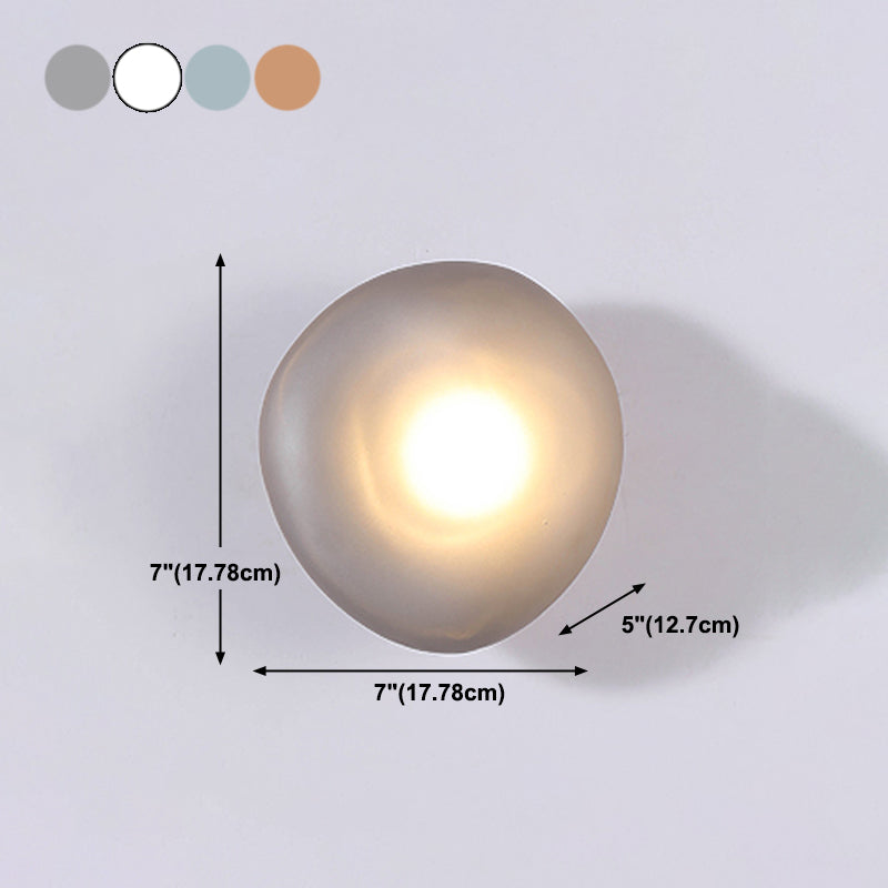 Luz de pared de vidrio creativo Luz de pared LED moderna para dormitorio