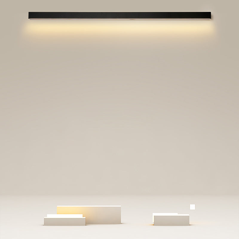 Accoglienza a parete in metallo a forma lineare moderna lampada montata a parete a 1 luci