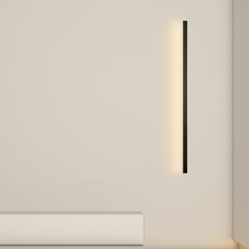 Accoglienza a parete in metallo a forma lineare moderna lampada montata a parete a 1 luci