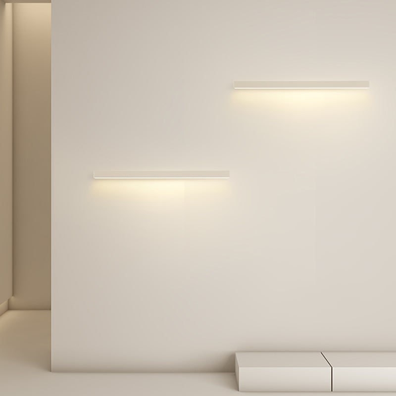 Accoglienza a parete in metallo a forma lineare moderna lampada montata a parete a 1 luci