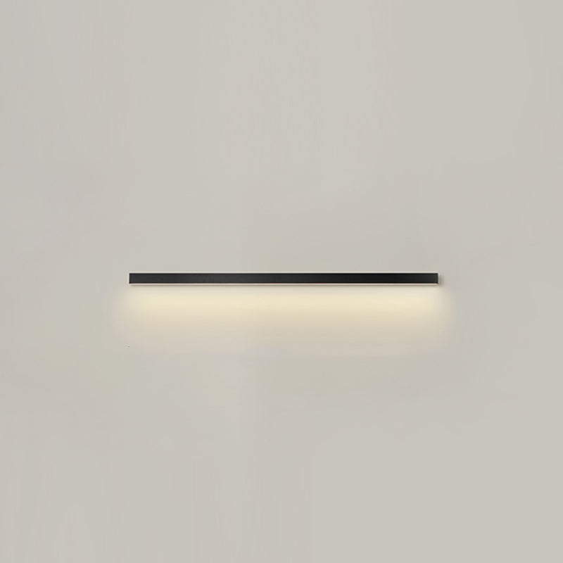 Accoglienza a parete in metallo a forma lineare moderna lampada montata a parete a 1 luci