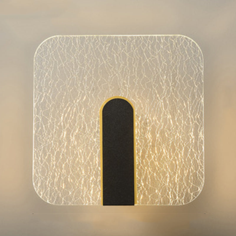 Splique de pared geométrica acrílica Luz LED de luz LED de lujo para escaleras para escaleras