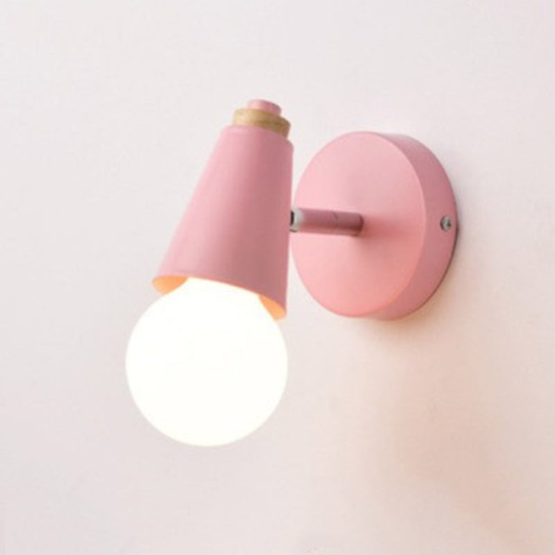 Bras swing petit lampe murale macaron métal