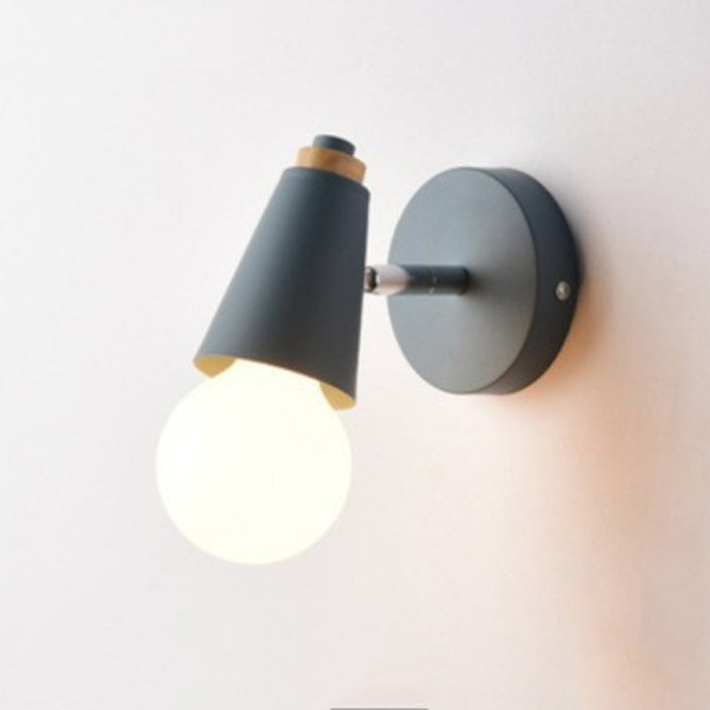 Bras swing petit lampe murale macaron métal