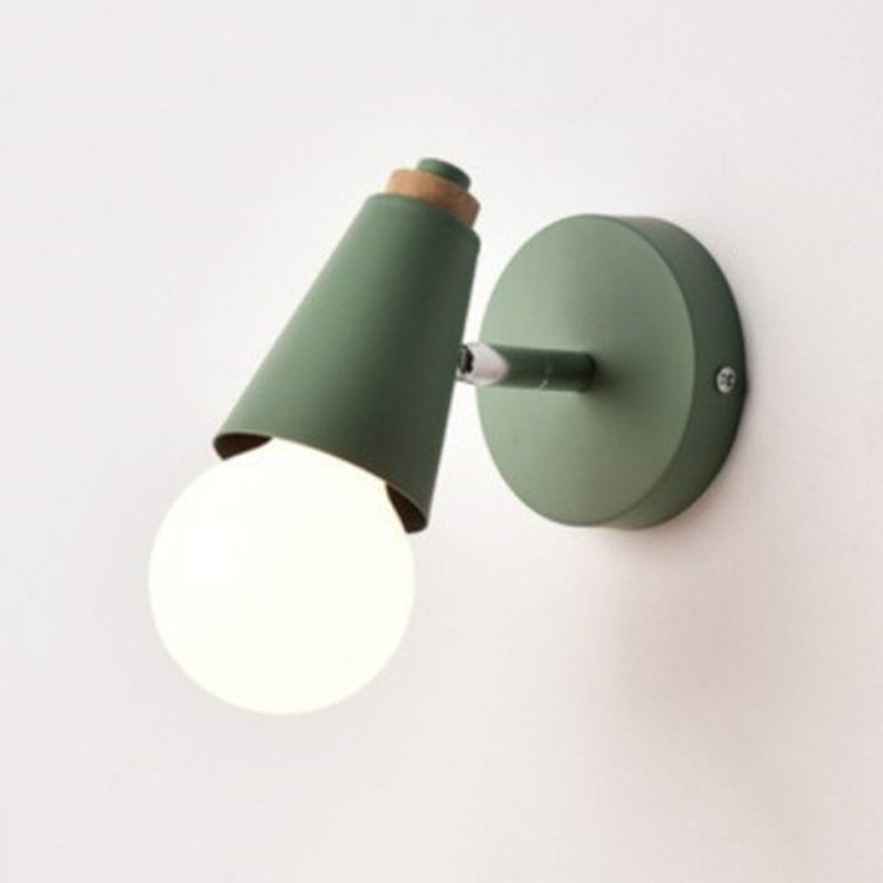 Bras swing petit lampe murale macaron métal