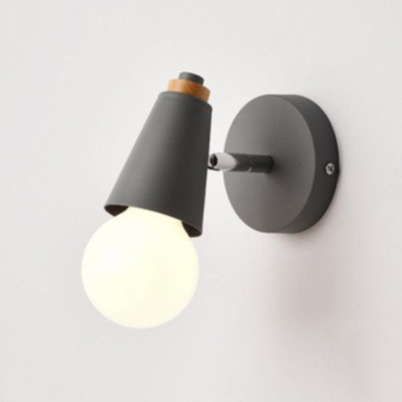 Bras swing petit lampe murale macaron métal