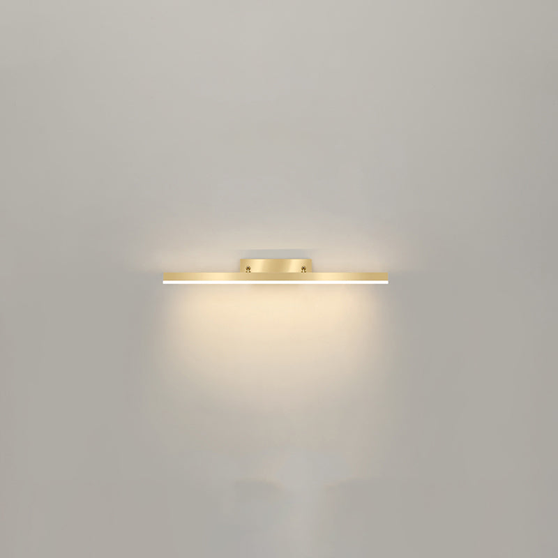 Light Luxury Style Metal Vanity Mirror Light Rectangle Led Vanity Lamp for Shower Room