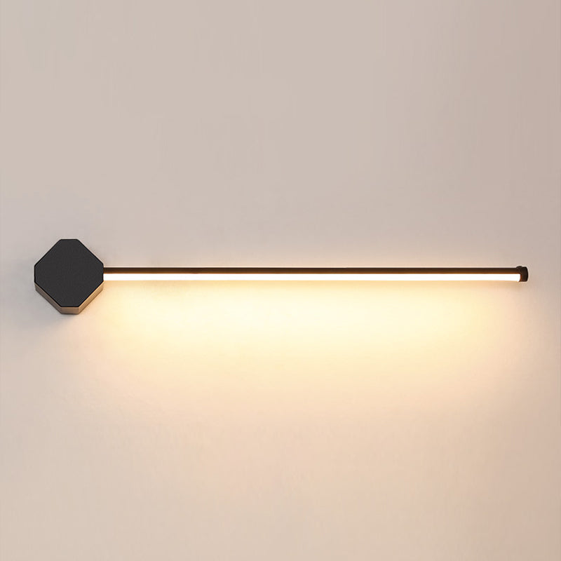 1-Light Linear Wall Sconce Modern Style Metal Sconce Lamp for Shower Room