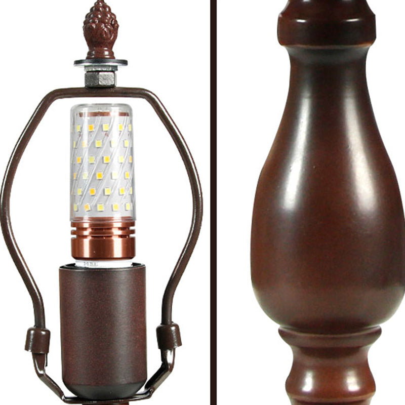 1 lichte geometrische nachttafellampen Tiffany -stijl glazen tafellamp