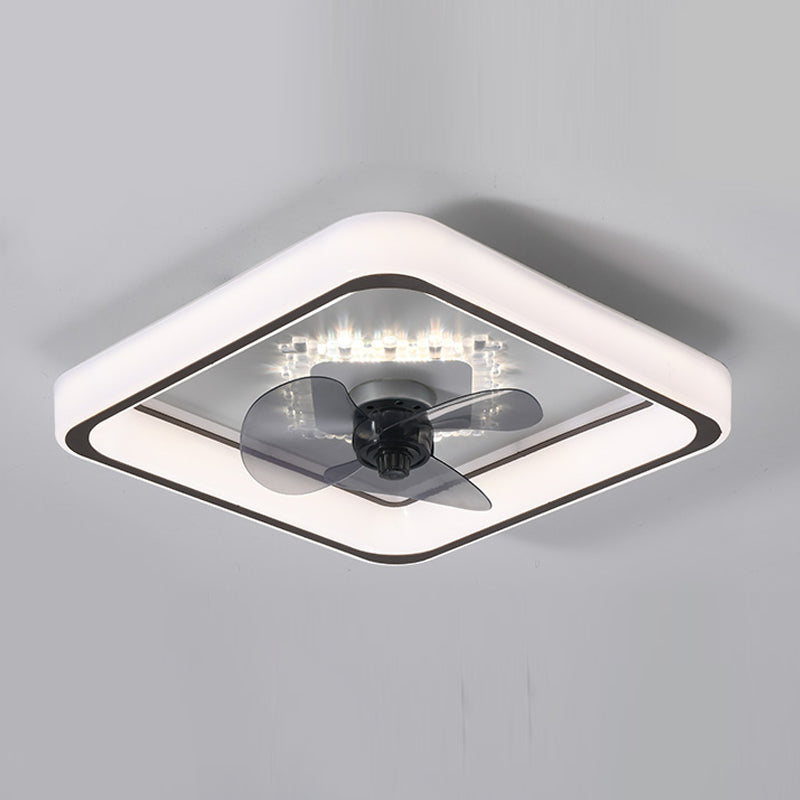 Iluminación de ventilador de techo de estilo moderno iluminación de ventilador de techo múltiple de metal para restaurante