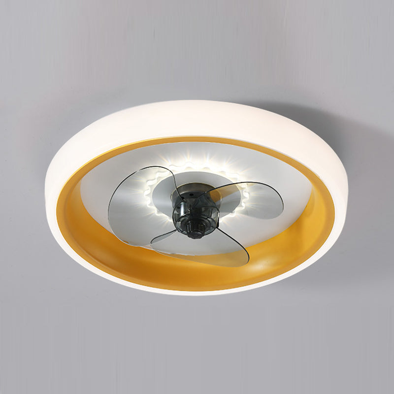 Iluminación de ventilador de techo de estilo moderno iluminación de ventilador de techo múltiple de metal para restaurante