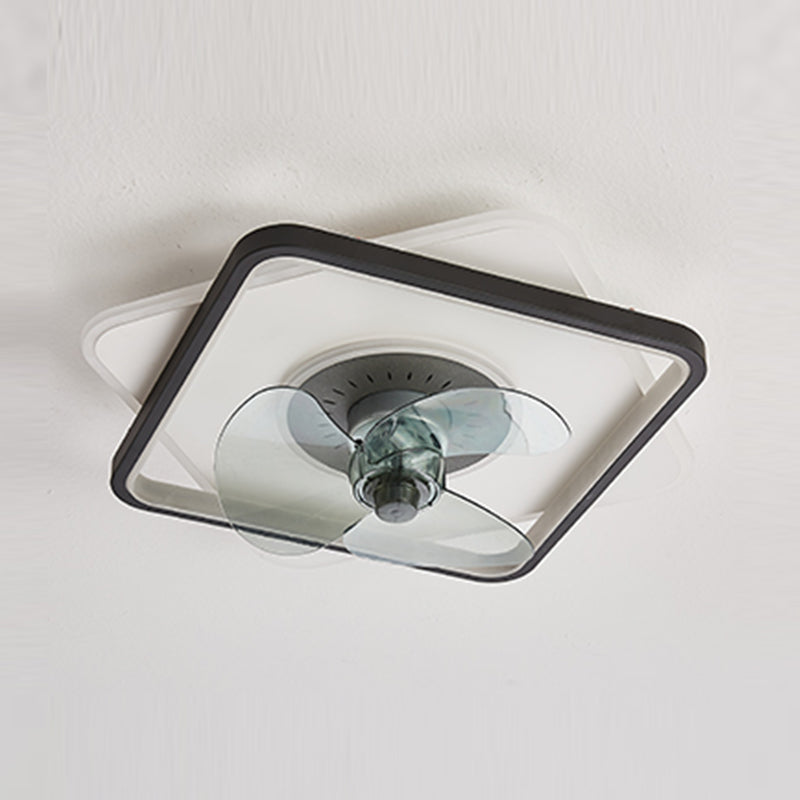 Iluminación de ventilador de techo de estilo moderno iluminación de ventilador de techo múltiple de metal para restaurante