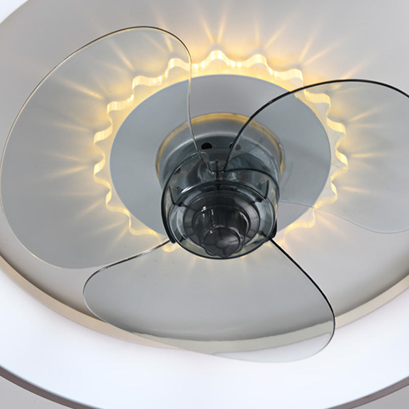 Iluminación de ventilador de techo de estilo moderno iluminación de ventilador de techo múltiple de metal para restaurante