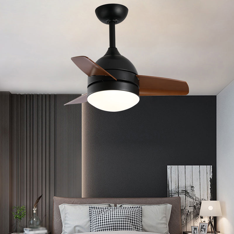 Geometrie plafondventilator licht Kinderstijl metalen metalen Led LED -licht Licht voor een slaapkamer voor slaapkamer