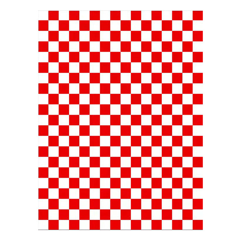 Colorful Lattice Rug Polyester Modern Anti-Slip Backing Washable Rug for Home Decor