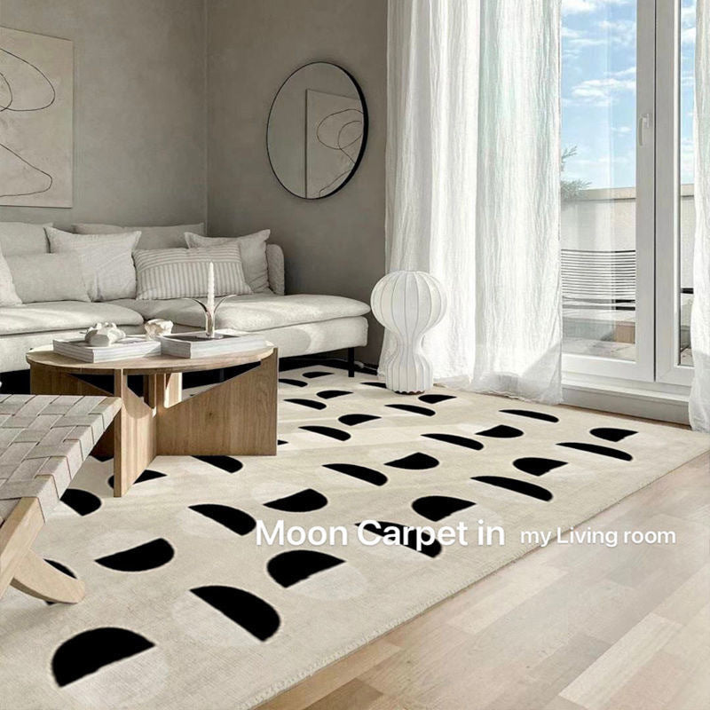 Geometric Decoration Area Rug Rectangle Polyester Stain Resistant Indoor Rug