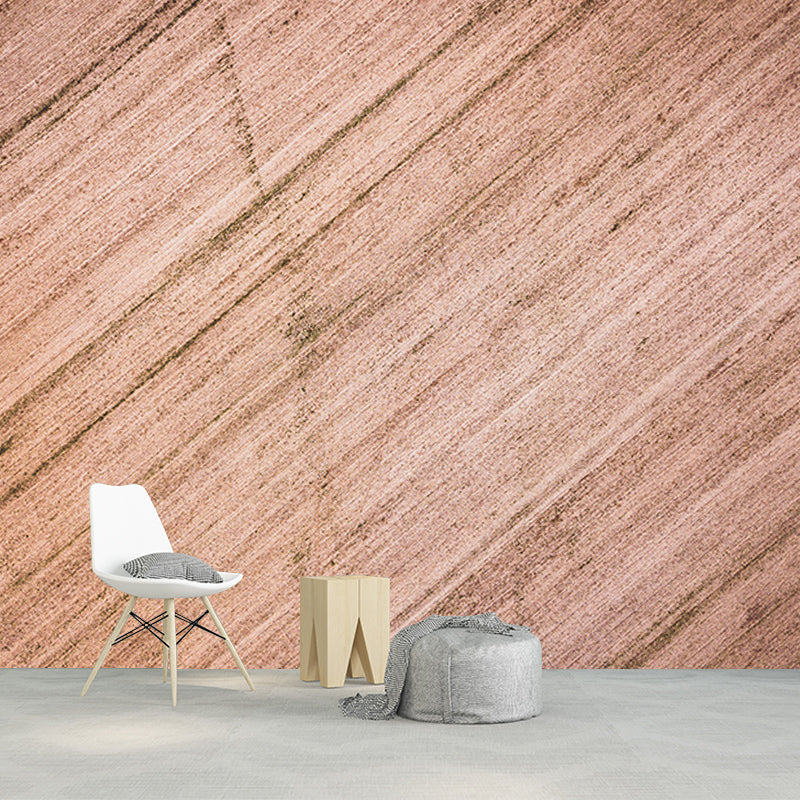 Modern Photography Mural Wallpaper Wood Texture Indoor Wall Mural