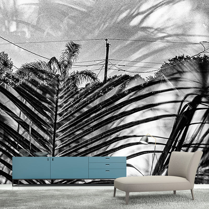 Photography Environment Friendly Mural Wallpaper Tropical Plants Bedroom Wall Mural