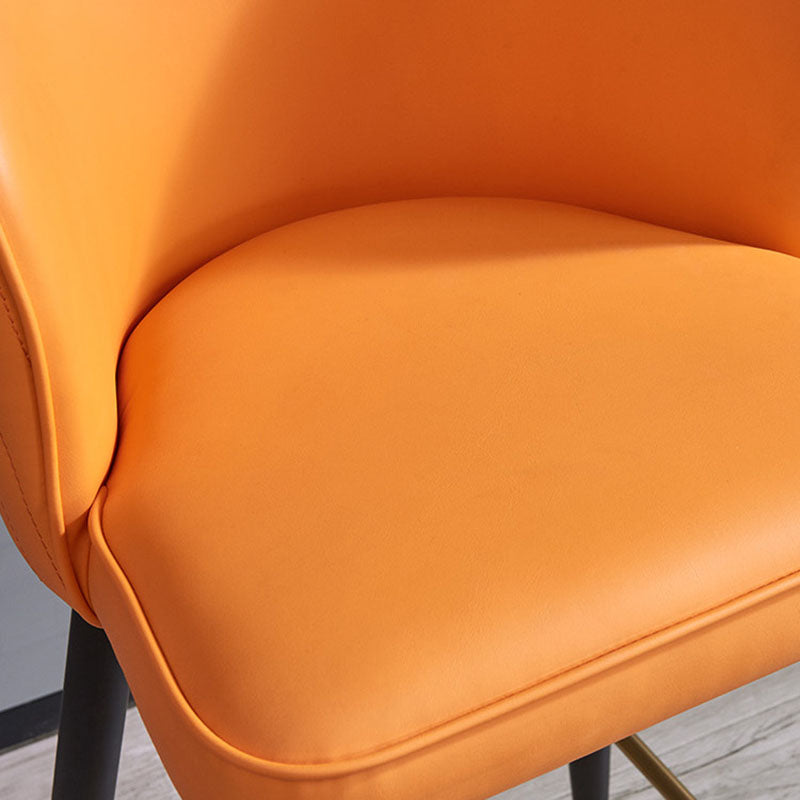 Scandinavian Footrest Home Stool Matte Finish Upholstered Bar Stools
