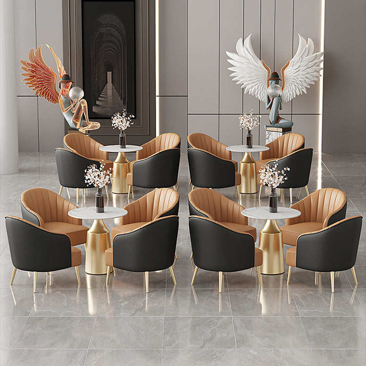Glam 1/3/5 Pieces Dining Room Set Sintered Stone Dining Table