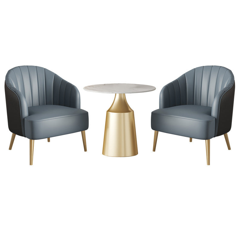 Glam 1/3/5 Pieces Dining Room Set Sintered Stone Dining Table