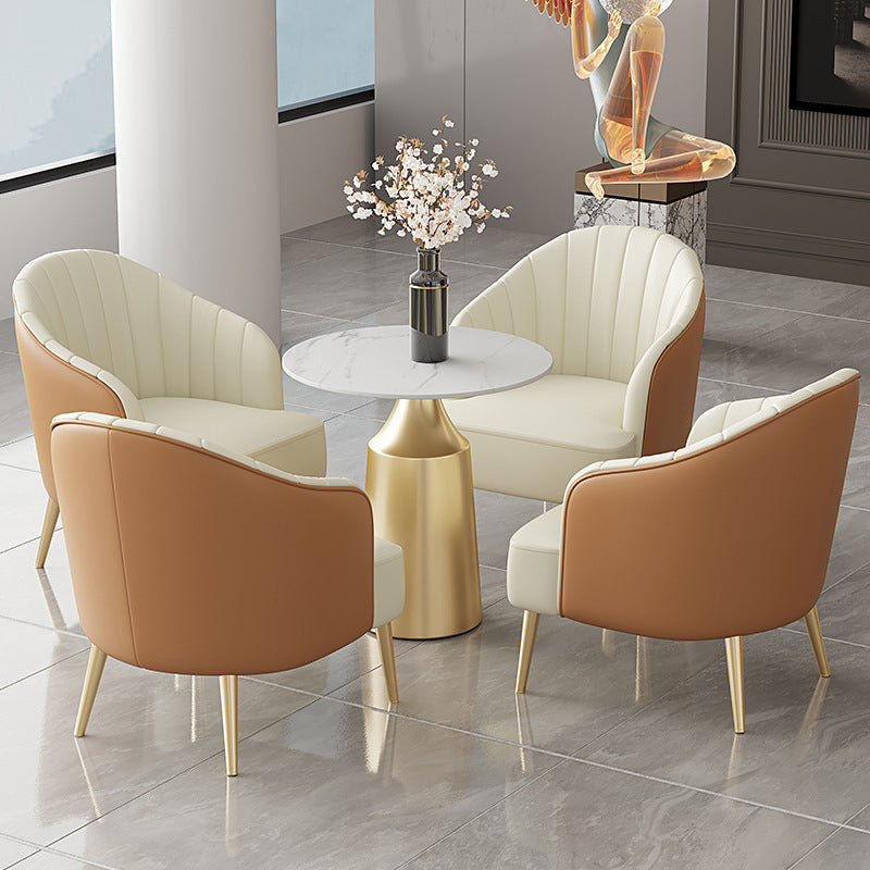 Glam 1/3/5 Pieces Dining Room Set Sintered Stone Dining Table