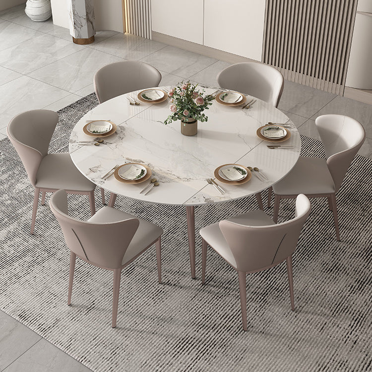 Contemporary 1/2/5/7 Pieces Dining Set Metal Dining Room Set for Small Space