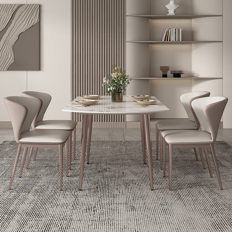 Contemporary 1/2/5/7 Pieces Dining Set Metal Dining Room Set for Small Space