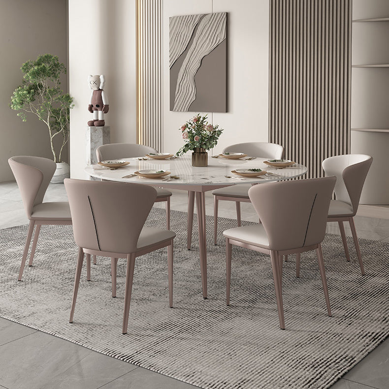 Contemporary 1/2/5/7 Pieces Dining Set Metal Dining Room Set for Small Space