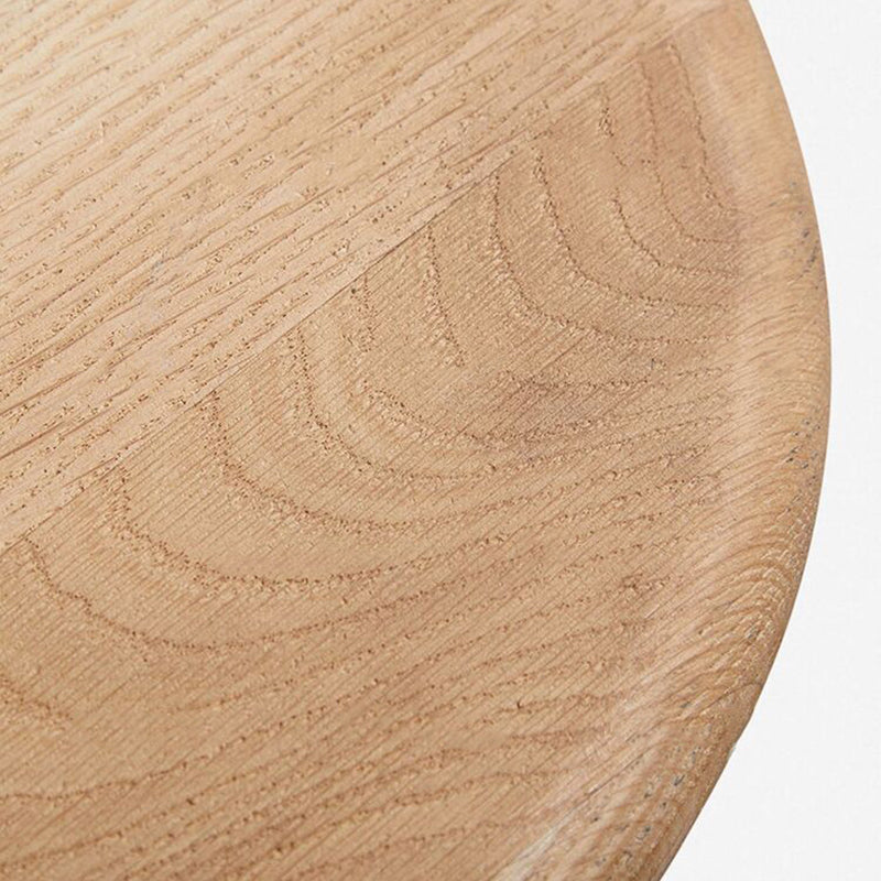Contemporary Dining Table Natural Solid Wood Dining Table with Double Pedestal