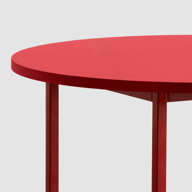 Modern Round Top Dinette Table Metal Base Dining Table for Coffee Shop